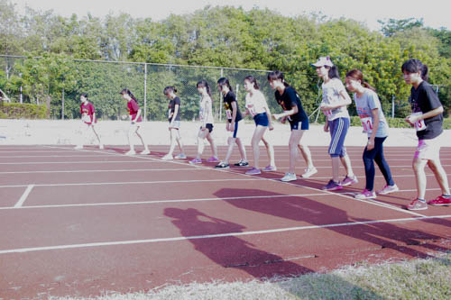 女子3000米起跑